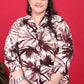 Monjolika Fashion Maroon Colour Rayon Floral Print Classic Co-Ord Set - Swadesiicart