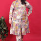 Monjolika Fashion Multicolor Rayon Floral Print Classic Co-Ord Set - Swadesiicart