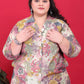 Monjolika Fashion Multicolor Rayon Floral Print Classic Co-Ord Set - Swadesiicart