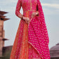 Anaita Pink Heavy Embroidered Faux Georgette Stitched Anarkali Suit