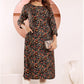 Monjolika Fashion Black Viscose Maslin Print With Pocket Stylish Kurti - Swadesiicart