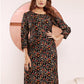 Monjolika Fashion Black Viscose Maslin Print With Pocket Stylish Kurti - Swadesiicart