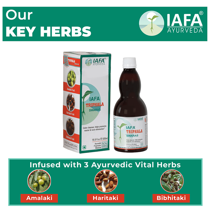 Iafa Ayuveda Triphala Swaras Syrup | Swadesiicart