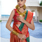 Monjolika Fashion Banarasi Silk Weaving Dark Green Trendy Saree | Swadesiicart