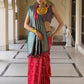Monjolika Fashion Banarasi Silk Weaving Magenta Trendy Saree | Swadesiicart