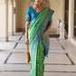 Monjolika Fashion Banarasi Silk Weaving Light Green Trendy Saree | Swadesiicart