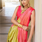 Monjolika Fashion Banarasi Silk Weaving Pear Trendy Saree | Swadesiicart