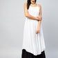 InWeave Women's Solid White Strappy Kurta - Swadesiicart