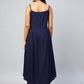 InWeave Women's Navy Blue Strappy Kurta - Swadesiicart