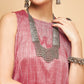 InWeave Wine Lurex Short Kurta - Swadesiicart