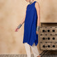 InWeave Ink Blue Short Kurta - Swadesiicart