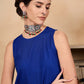 InWeave Ink Blue Short Kurta - Swadesiicart