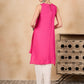 InWeave Fuchsia Short Kurta - Swadesiicart