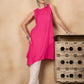 InWeave Fuchsia Short Kurta - Swadesiicart