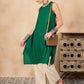 InWeave Forest Green Short Kurta - Swadesiicart