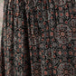 InWeave Black Maroon Ajrakh Fr Skirt - Swadesiicart