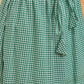 InWeave Green Small Check Skirt - Swadesiicart