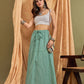 InWeave Green Small Check Skirt - Swadesiicart