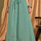 InWeave Green Small Check Skirt - Swadesiicart