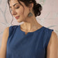 InWeave Blue Kantha W/S Top - Swadesiicart