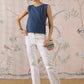 InWeave Blue Kantha W/S Top - Swadesiicart