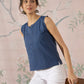 InWeave Blue Kantha W/S Top - Swadesiicart