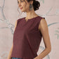InWeave Wine Kantha W/S Top - Swadesiicart
