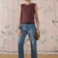 InWeave Wine Kantha W/S Top - Swadesiicart
