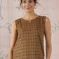 InWeave Mustard Foil Print W/S Top - Swadesiicart