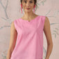 InWeave Baby Pink Kantha W/S Top - Swadesiicart