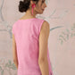 InWeave Baby Pink Kantha W/S Top - Swadesiicart