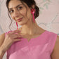 InWeave Baby Pink Kantha W/S Top - Swadesiicart