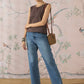 InWeave Dark Brown Kantha W/S Top - Swadesiicart