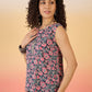 InWeave Navy Different W/S Top - Swadesiicart