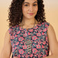 InWeave Navy Different W/S Top - Swadesiicart