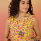 InWeave Bright Yellow Different W/S Top - Swadesiicart