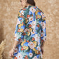 InWeave Multi Abstract Mandarin Top - Swadesiicart