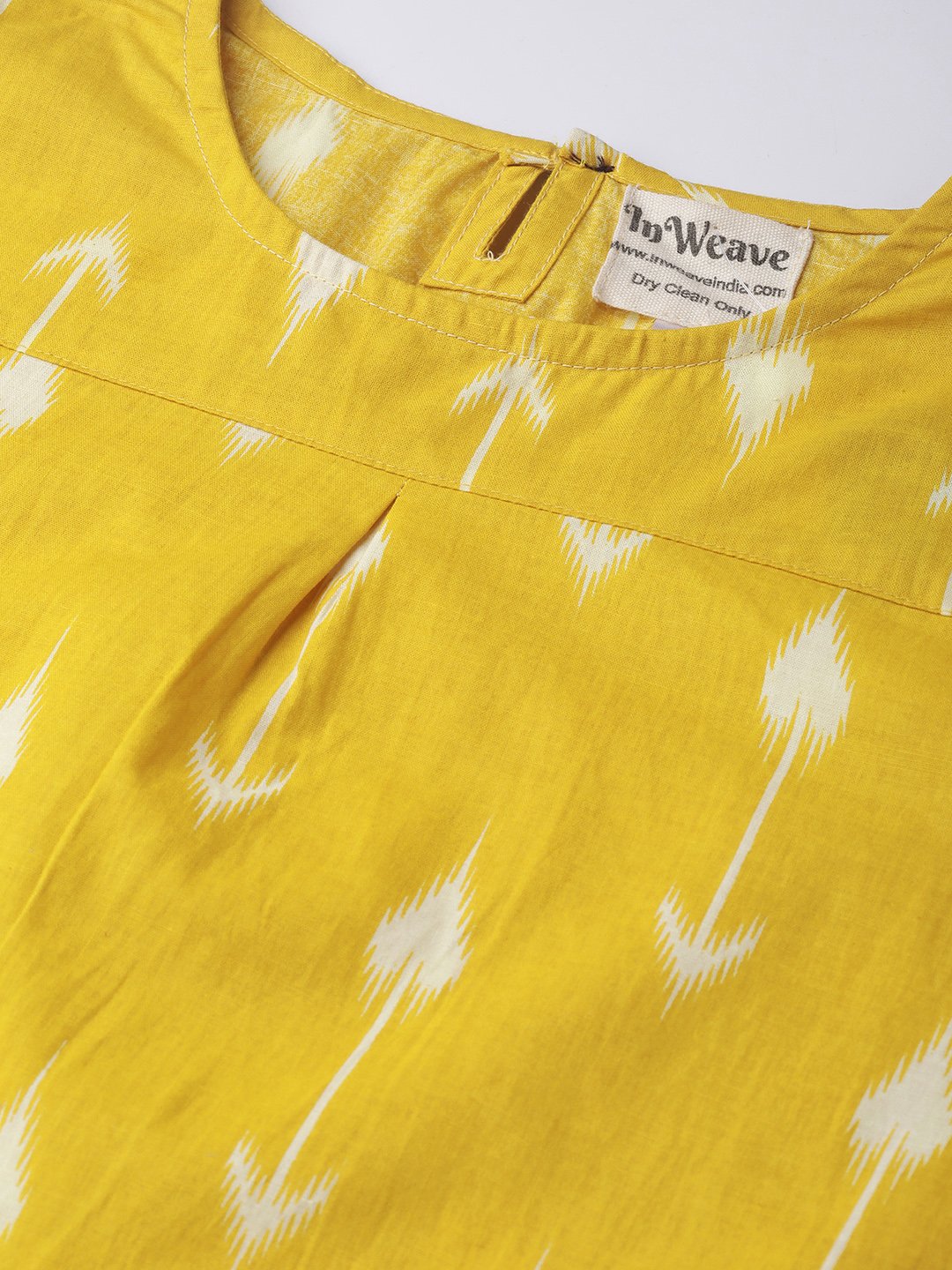 InWeave Women's Yellow Arrow Top - Swadesiicart