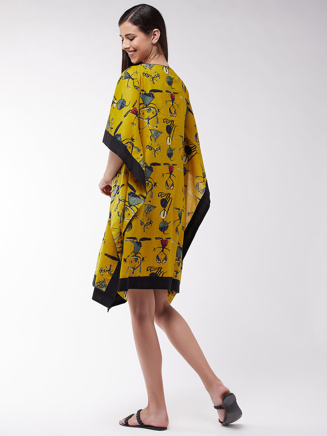 InWeave Women's Quirky Kaftan Top - Swadesiicart
