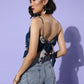 InWeave Blue Elephant Scarf Top - Swadesiicart