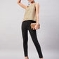 InWeave Grey Gold Floral W/U Top - Swadesiicart