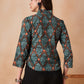 InWeave Aqua Pearl Shawl Neck Top - Swadesiicart