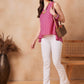 InWeave Pink Pyramid Kantha High Low W/S Top - Swadesiicart