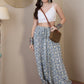 InWeave Powder Blue Ikkat Print Harem Pant - Swadesiicart