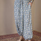 InWeave Powder Blue Ikkat Print Harem Pant - Swadesiicart