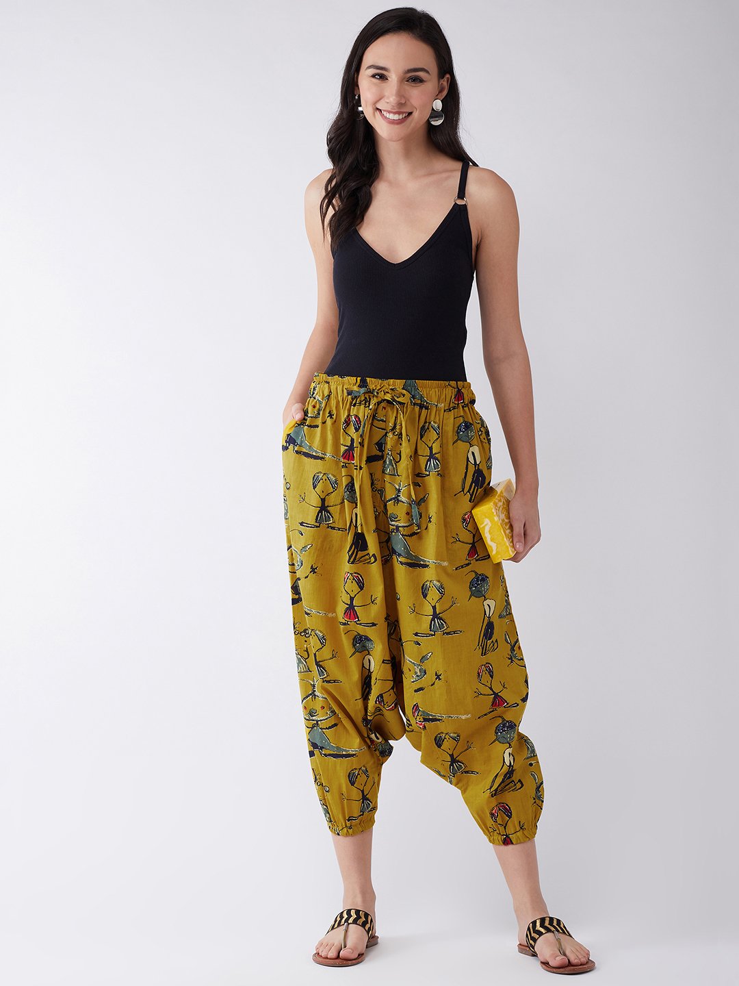 InWeave Quirky Harem Pant - Swadesiicart
