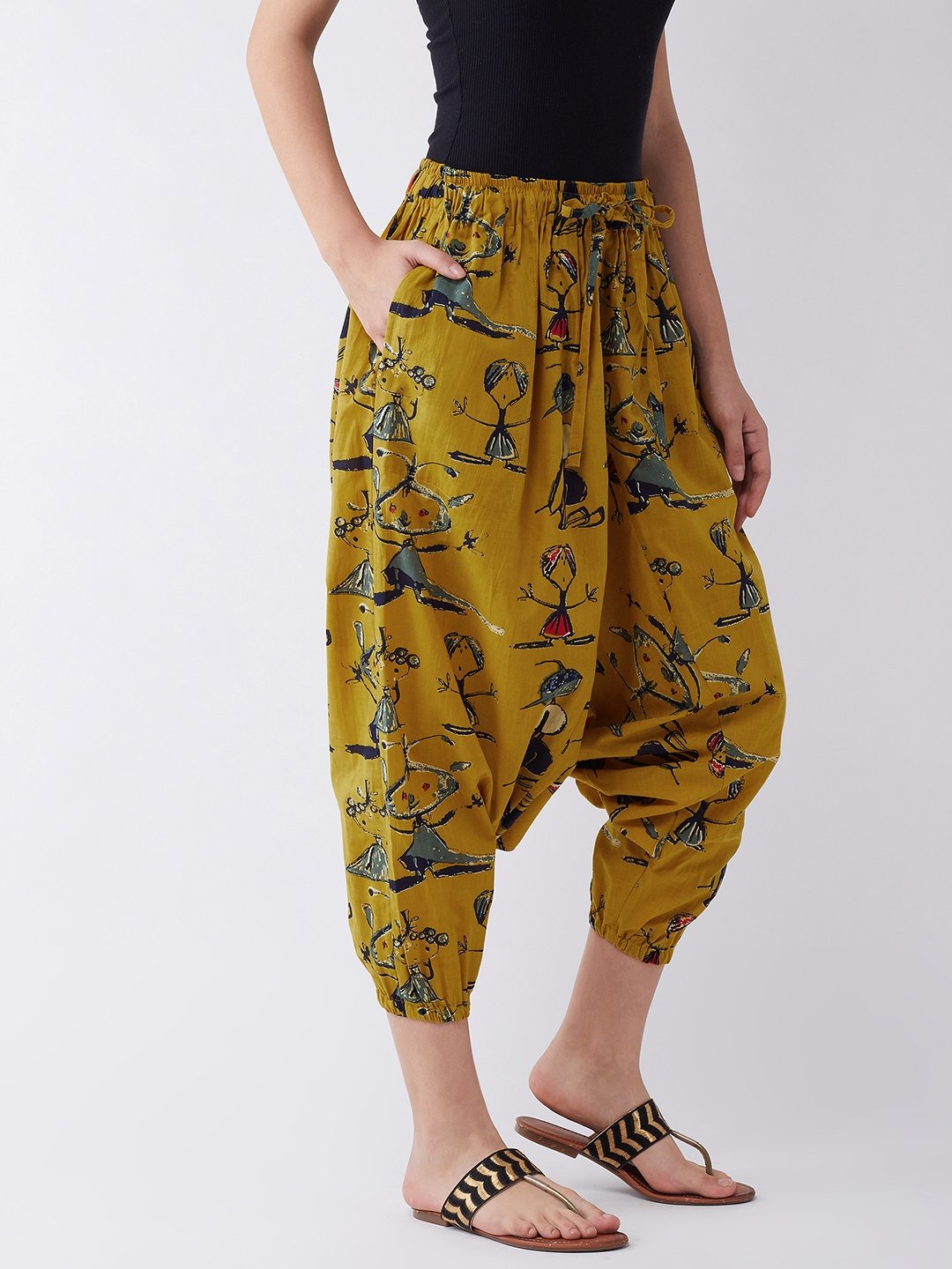 InWeave Quirky Harem Pant - Swadesiicart