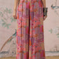 InWeave Dull Pink Window Palazzo - Swadesiicart