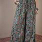 InWeave Green Big Jaal Palazzo - Swadesiicart