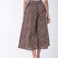 InWeave Women's Maroon Kalamkari Palazzo - Swadesiicart